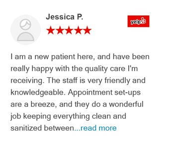 Jessica P. Review on yelp for Ballard Seattle Chiropractic Center