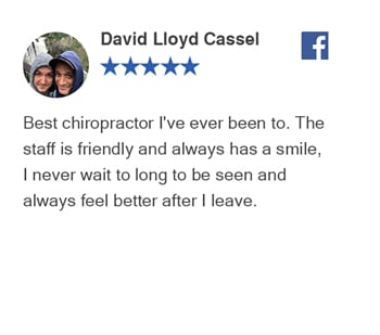 Read David Lloyd review on Facebook for Ballard Seattle Chiropractic Center